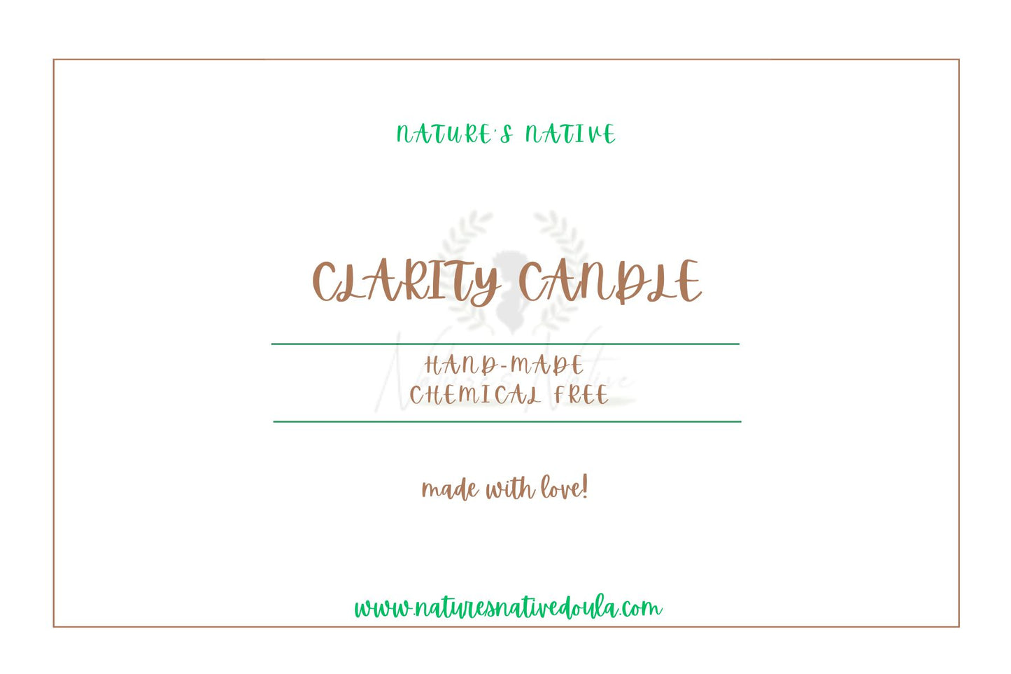 CLARITY CANDLE  image 0