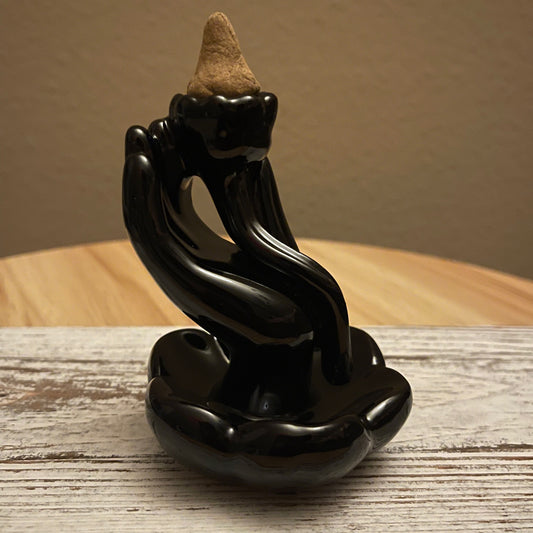 Hand and Lotus Backflow Burner image 0