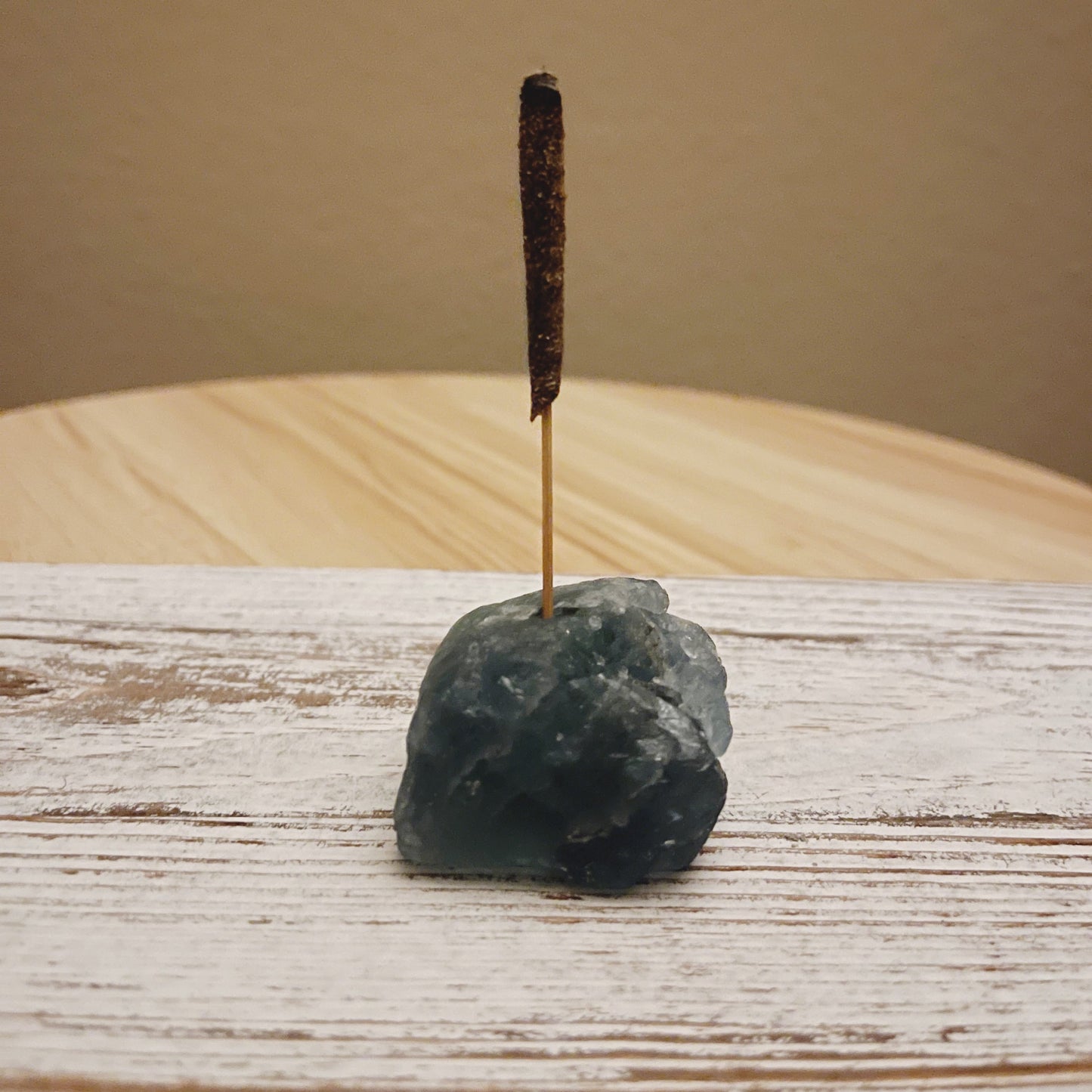 Green Fluorite Incense Holder image 1