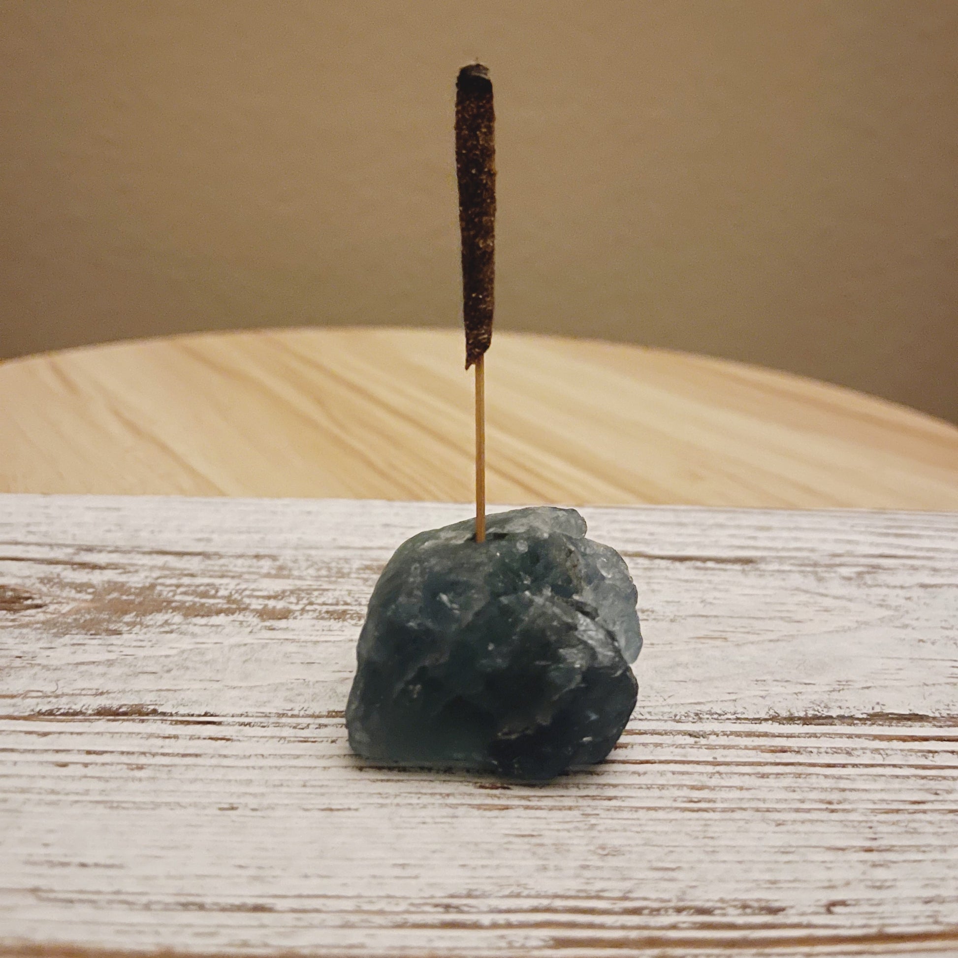 Green Fluorite Incense Holder image 1