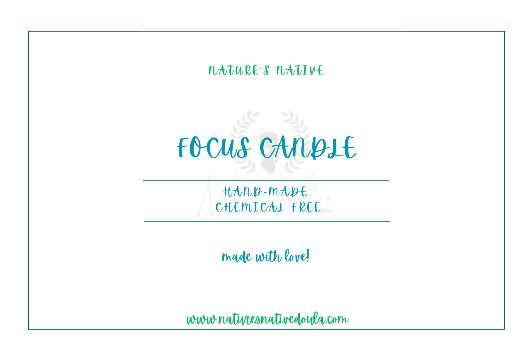 FOCUS CANDLE image 0