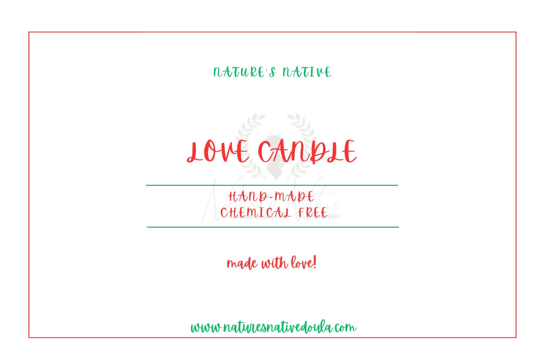 LOVE CANDLE image 0