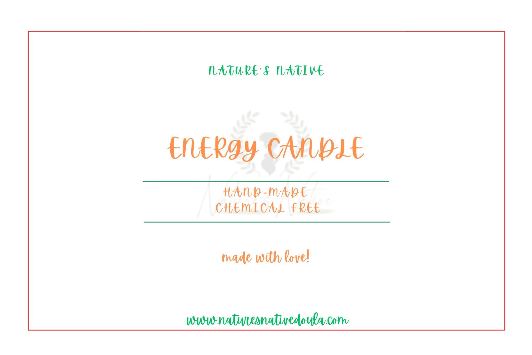 ENERGY CANDLE image 0