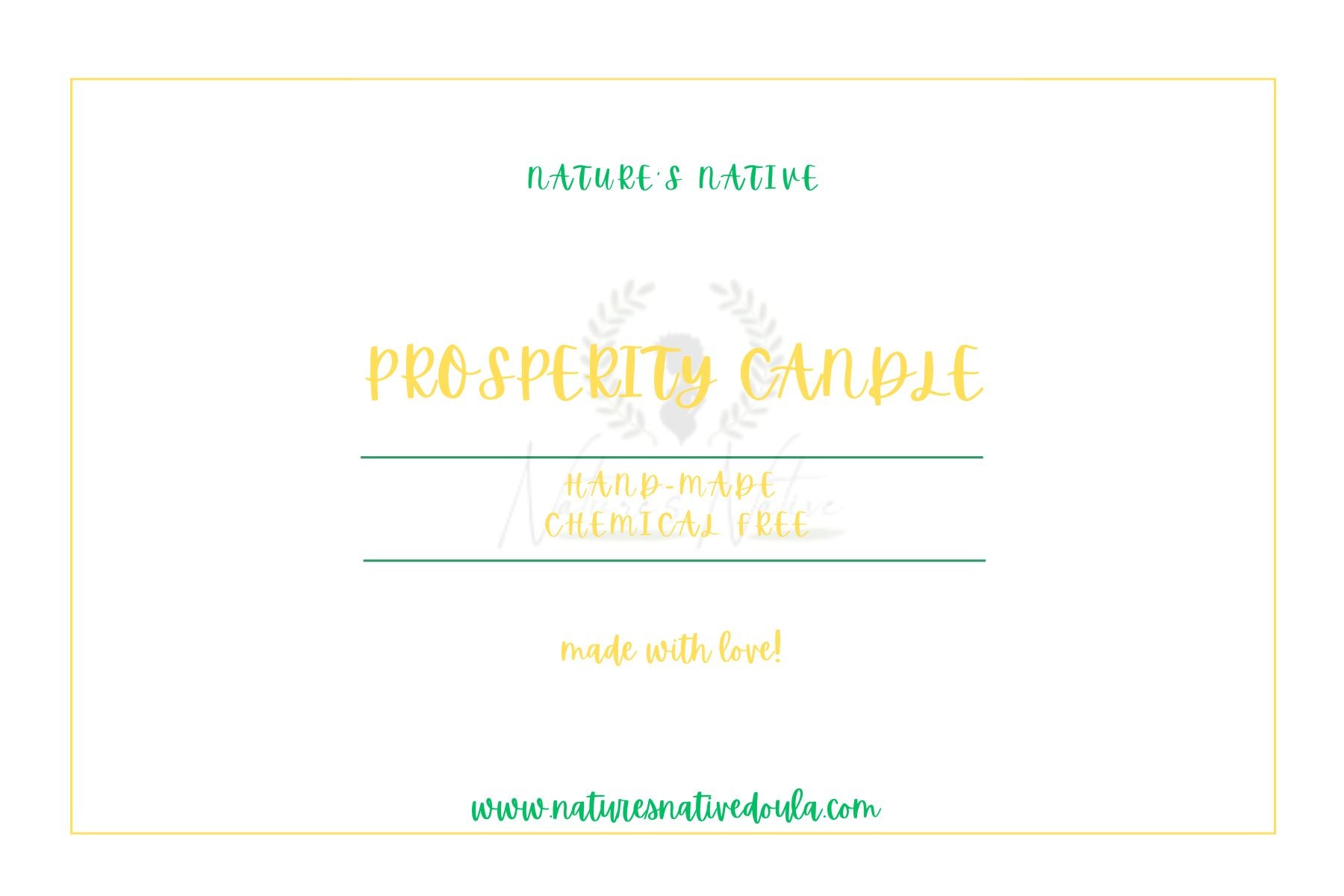 PROSPERITY CANDLE  image 0